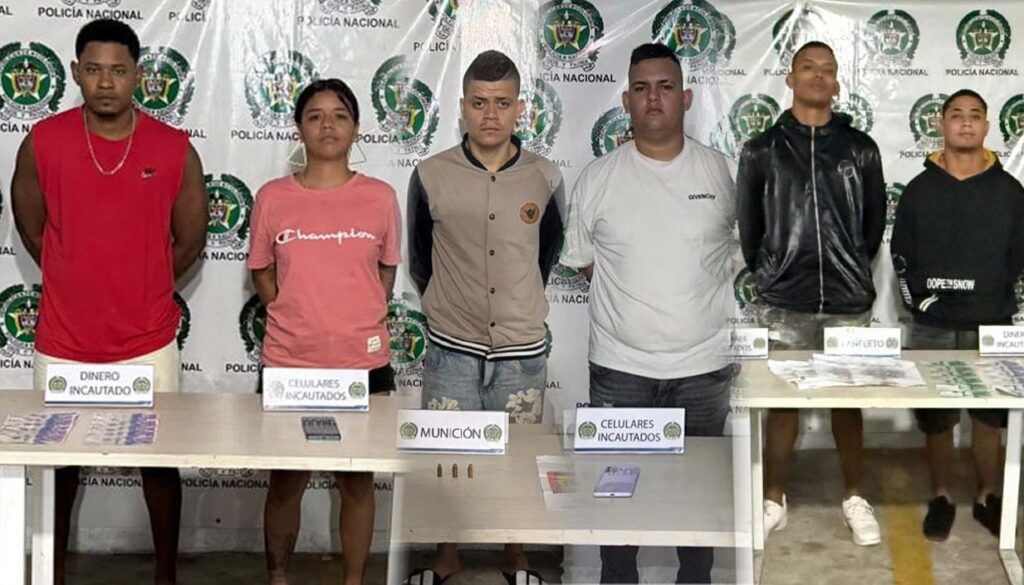 Policía captura a seis presuntos integrantes de ‘Los Costeños’ en Barranquilla y Soledad.