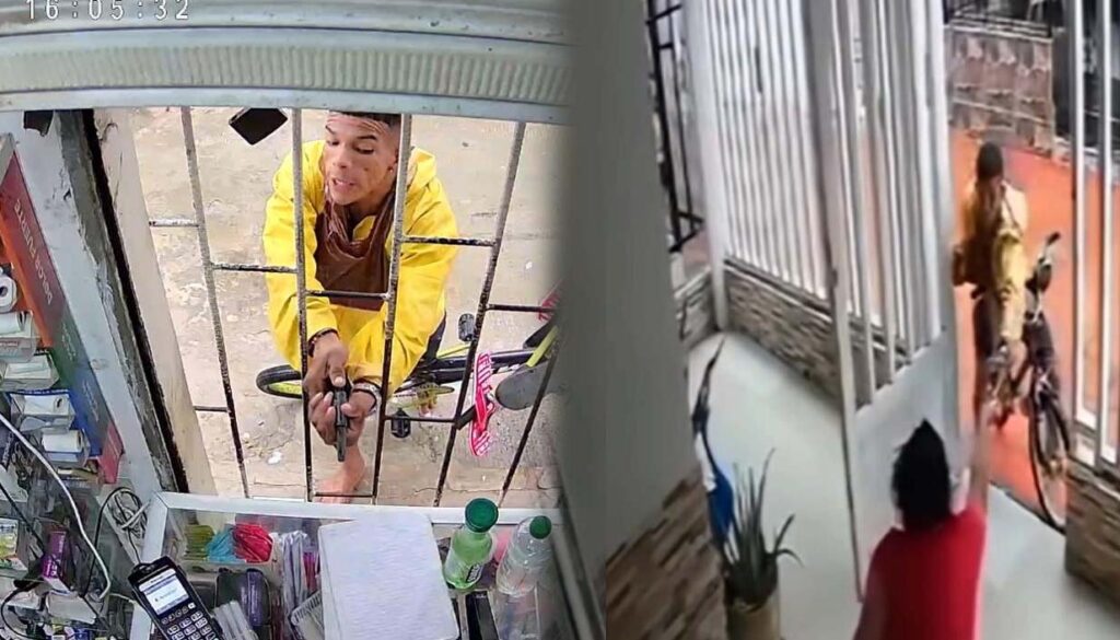 Delincuente en bicicleta atraca en farmacia y vivienda en Soledad