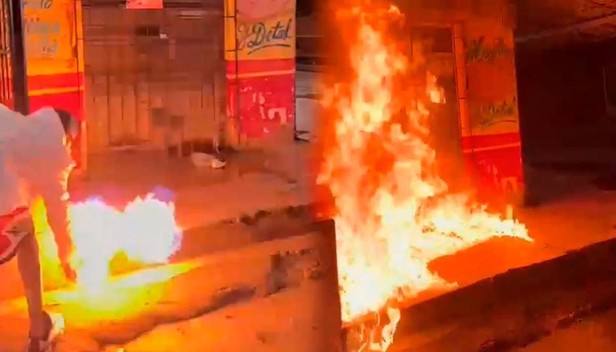 incendio en Villa Katanga