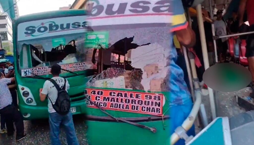 agresión a conductor de Sobusa