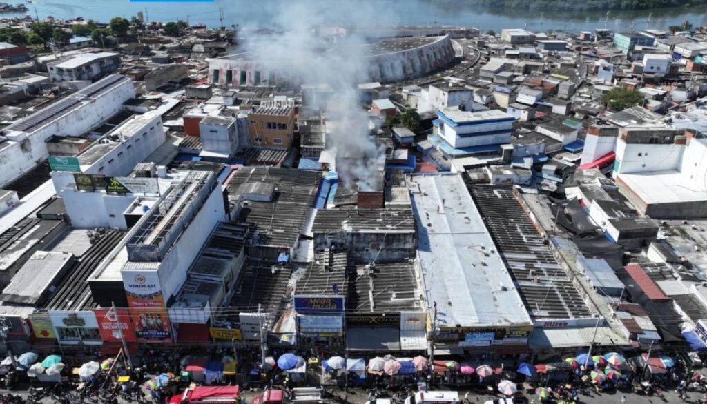 ncendio en el Mercado de Bazurto