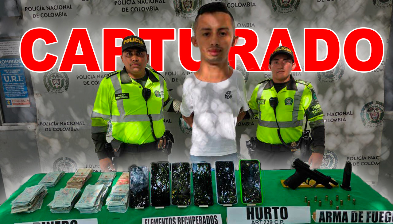 Capturan a hombre por robo de celulares en casino del norte de Barranquilla