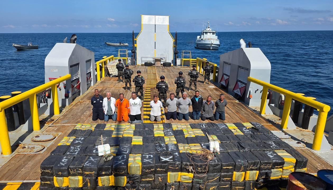 incautación 16.8 toneladas de cocaína