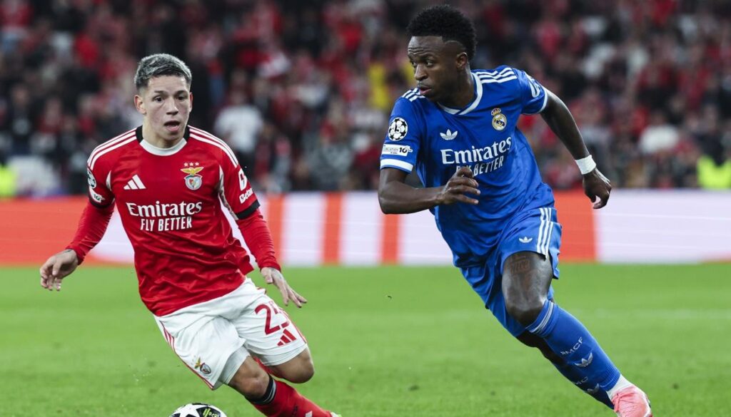 Prestianni y Vinicius