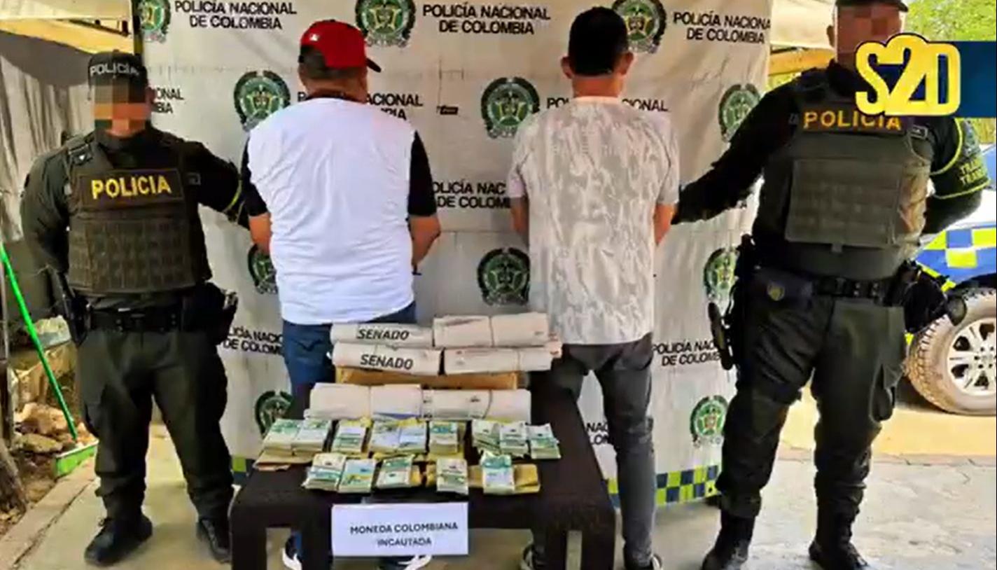 incautación de dinero para compra de votos