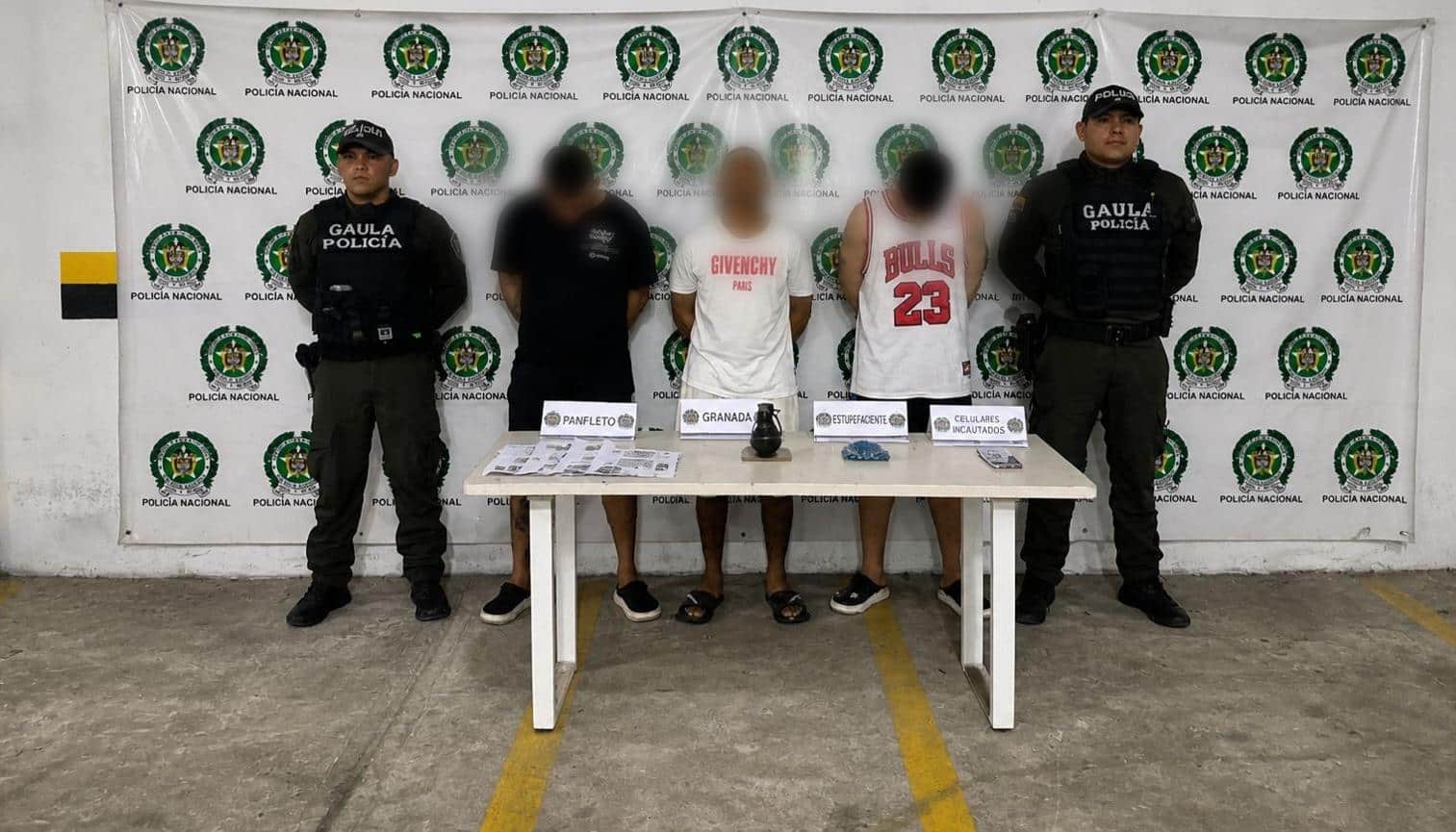 captura de integrantes de Los Costeños y Los Pepes