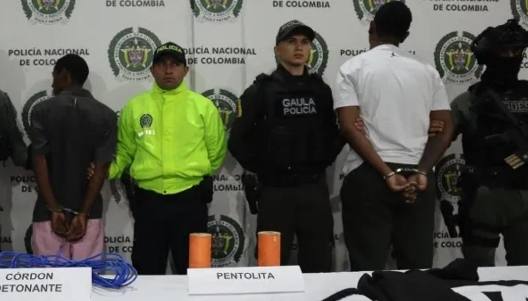 capturados atentado Batallón Pichincha Cal